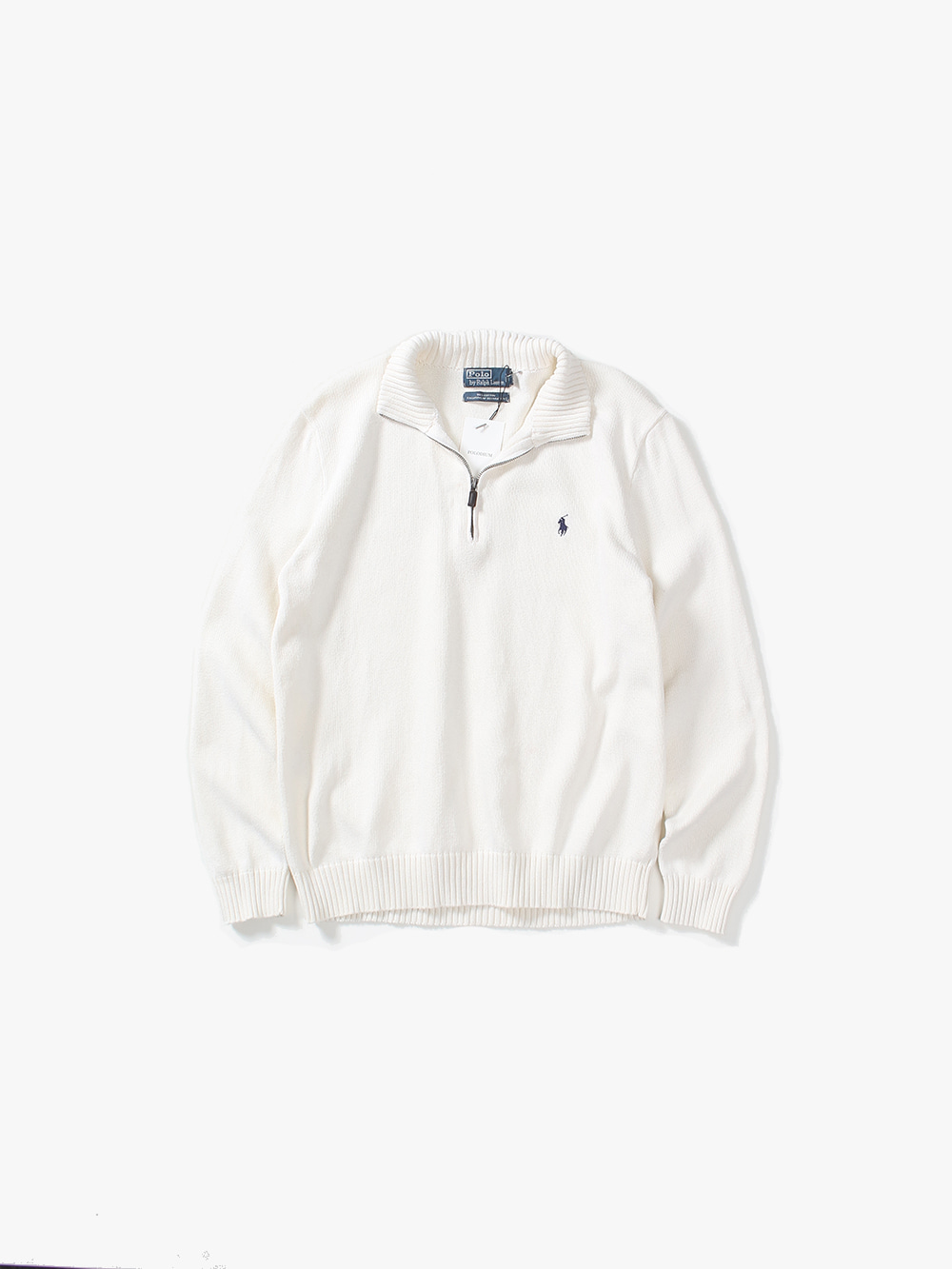 [ L ] Polo Ralph Lauren Half Zip-Up Sweater (6194)