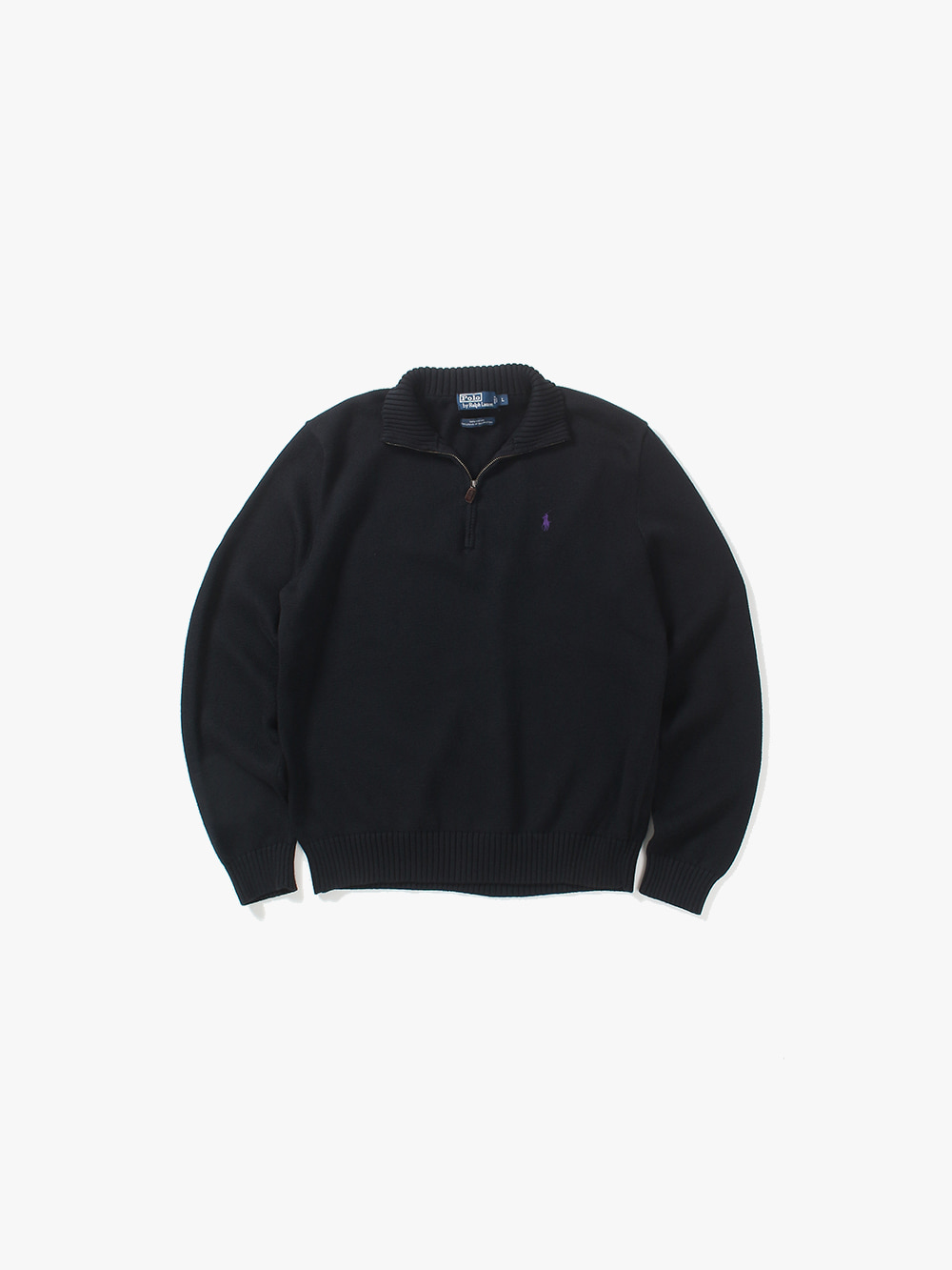[ L ] Polo Ralph Lauren Half Zip-Up Sweater (6340)