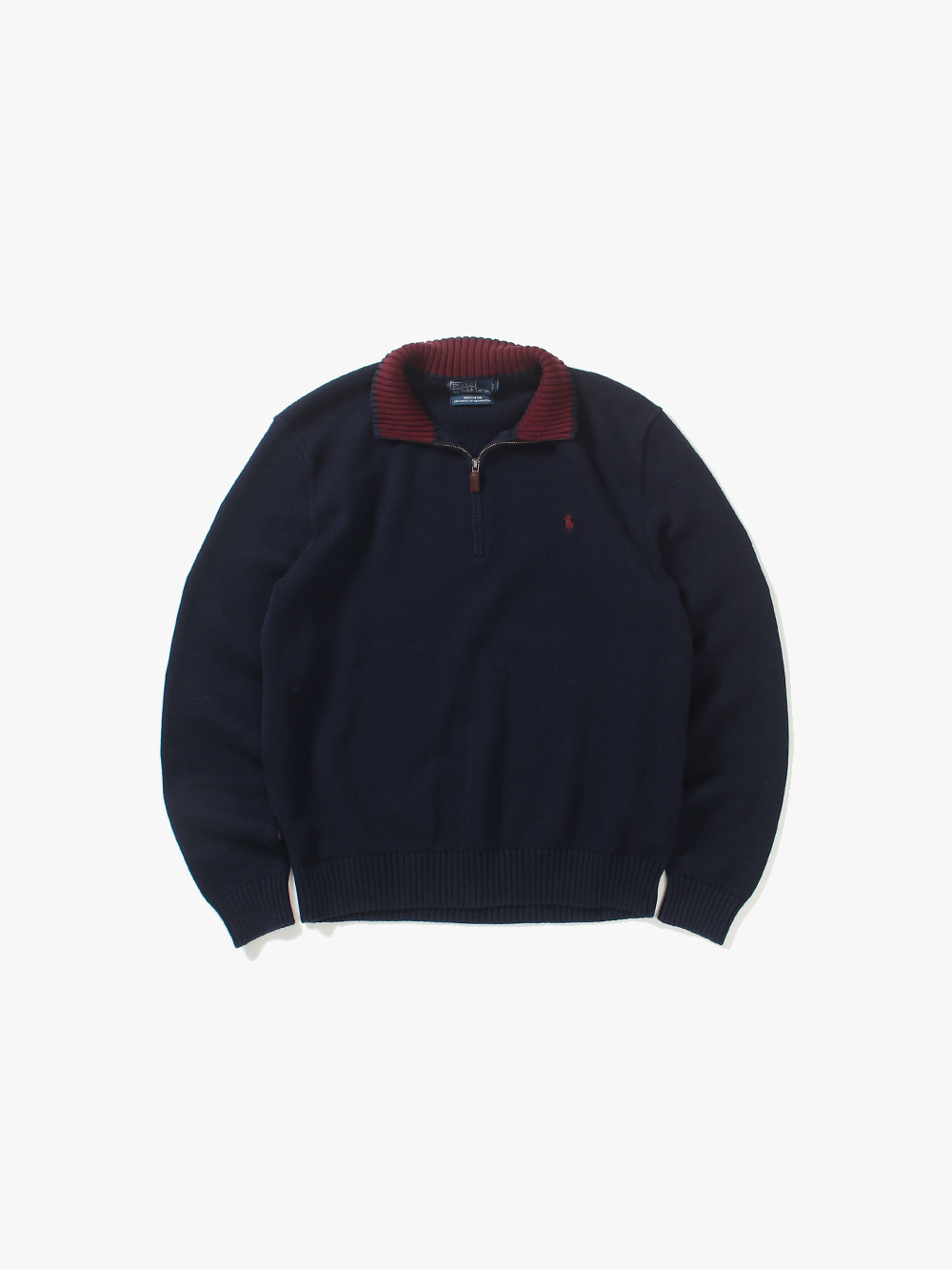 [ L ] Polo Ralph Lauren Half Zip-Up Sweater (6336)