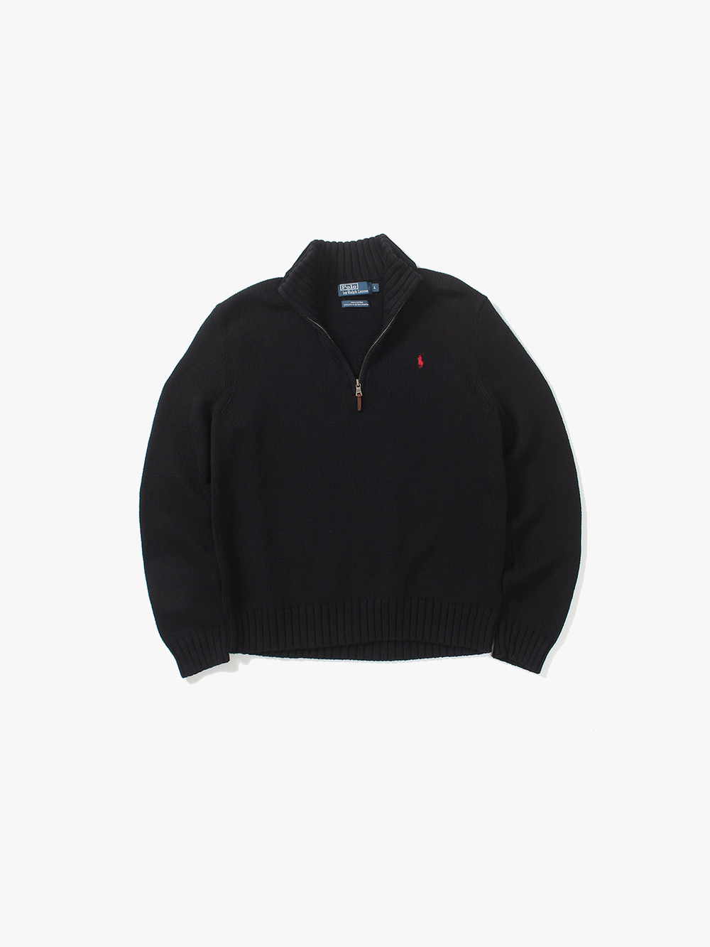 [ L ] Polo Ralph Lauren Heavy Half Zip-Up Sweater (6344)