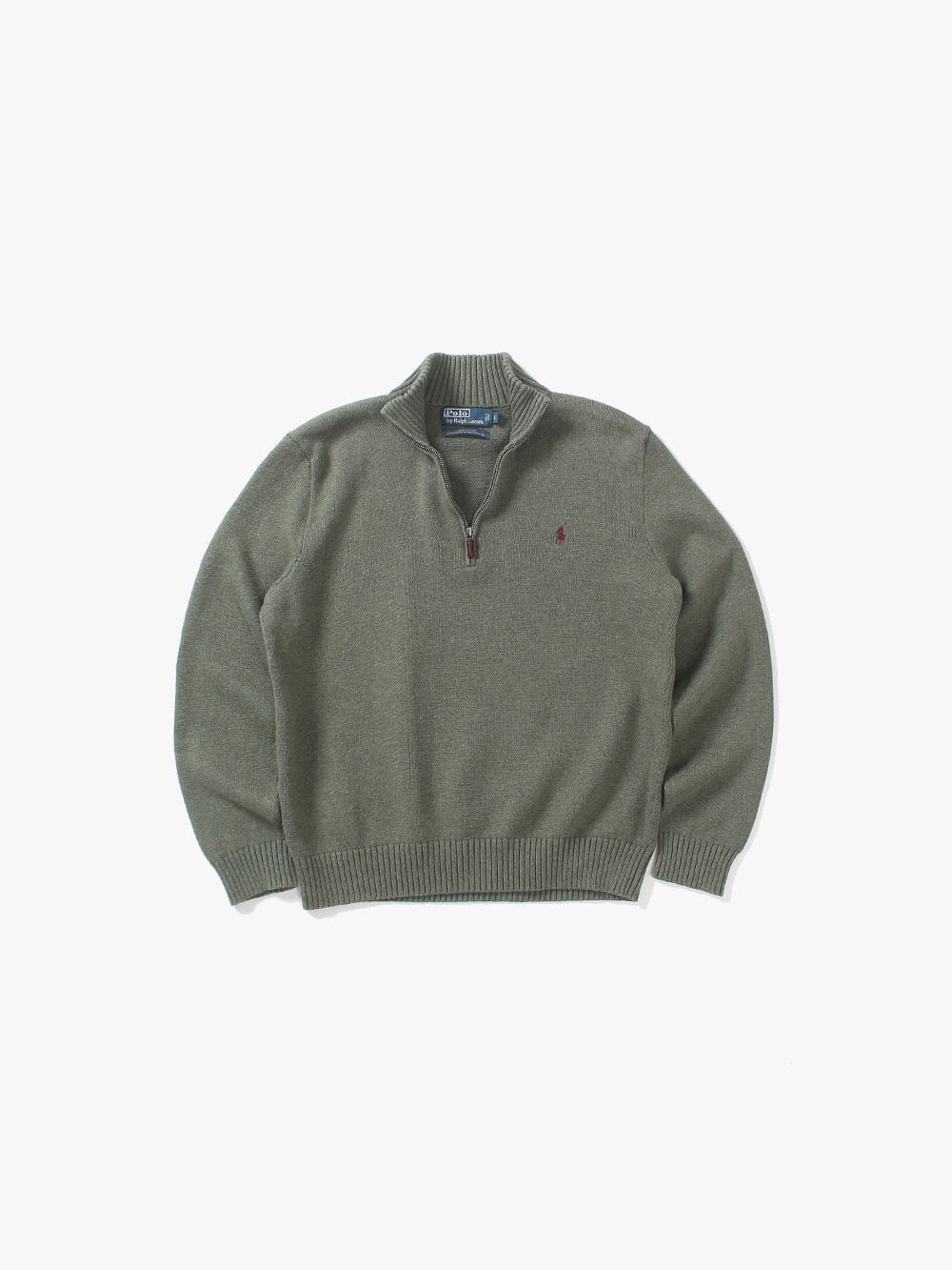 [ L ] Polo Ralph Lauren Half Zip-Up Sweater (6342)